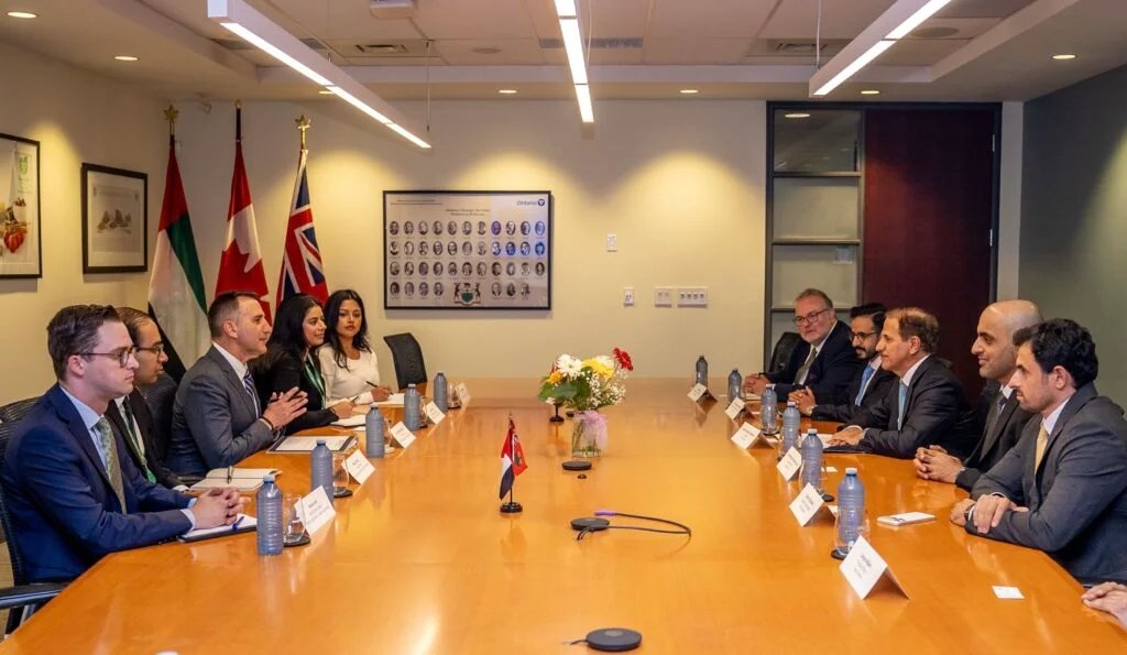 غرف دبي تبحث تعزيز التعاون الثنائي في الصناعات الغذائية مع أونتاريو الكندية